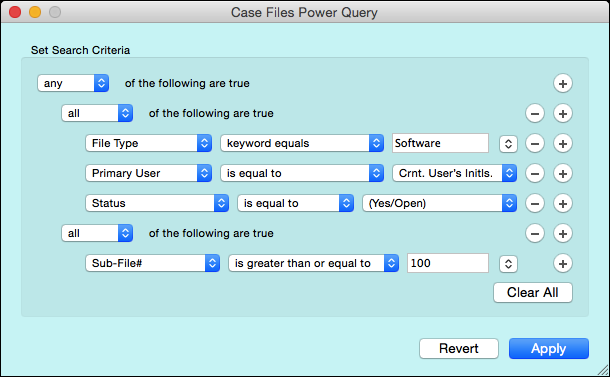 Case Files Power Query